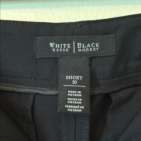 White House Black Market Women's Black Shorts Size 10 - Picture 2 of 6